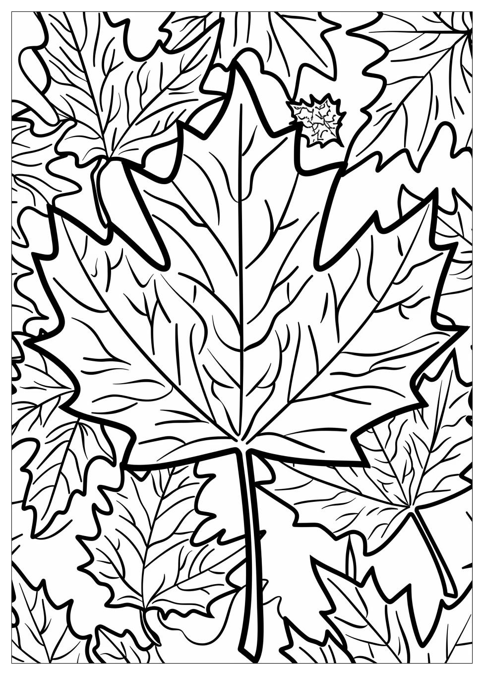 Canada Flag Coloring Pages-16