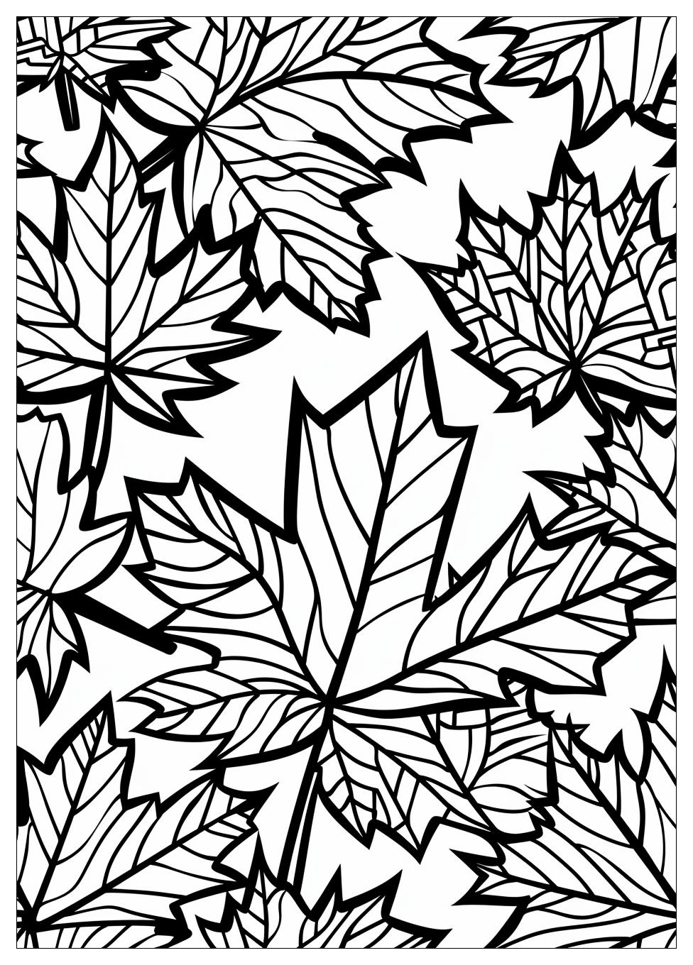 Canada Flag Coloring Pages-18