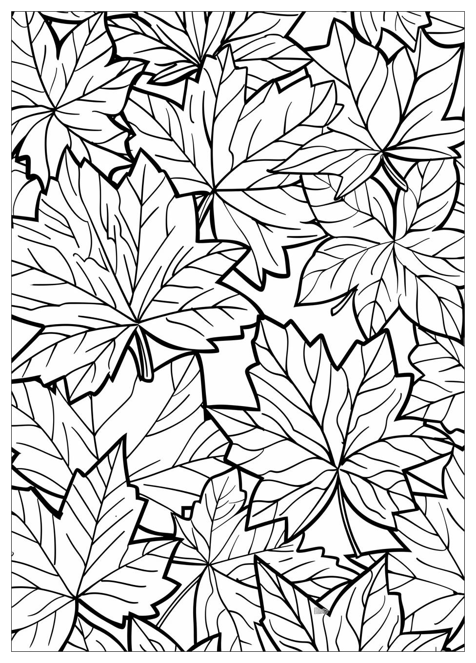 Canada Flag Coloring Pages-20