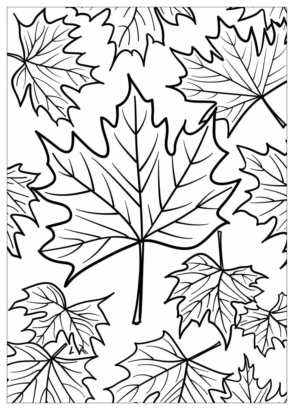 Canada Flag Coloring Pages-8