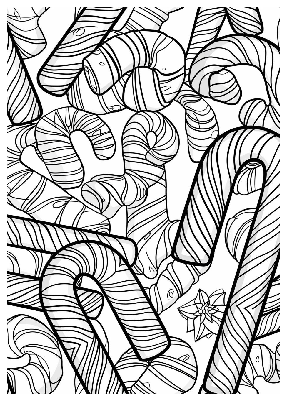 Candy Cane Coloring Pages-10