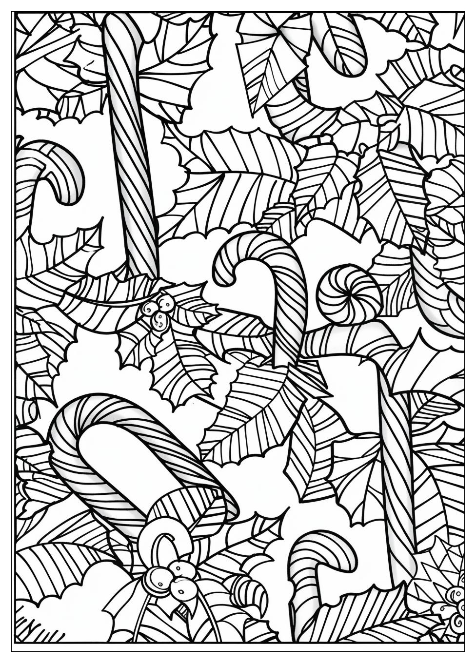 Candy Cane Coloring Pages-13