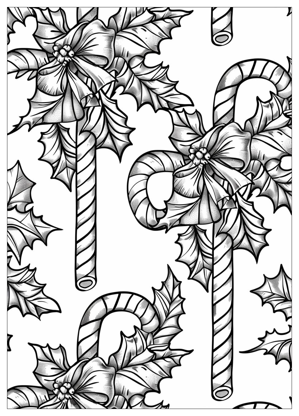 Candy Cane Coloring Pages-16