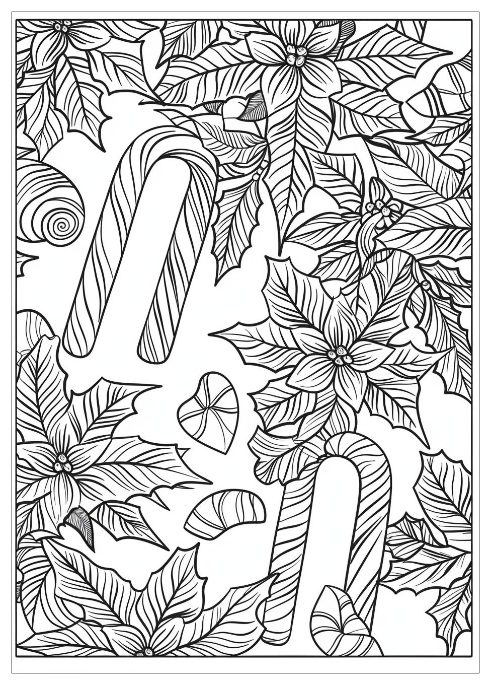 Candy Cane Coloring Pages-17