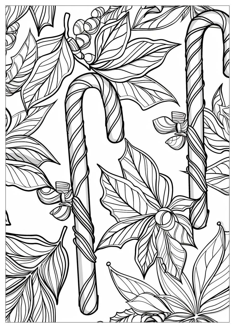 Candy Cane Coloring Pages-18