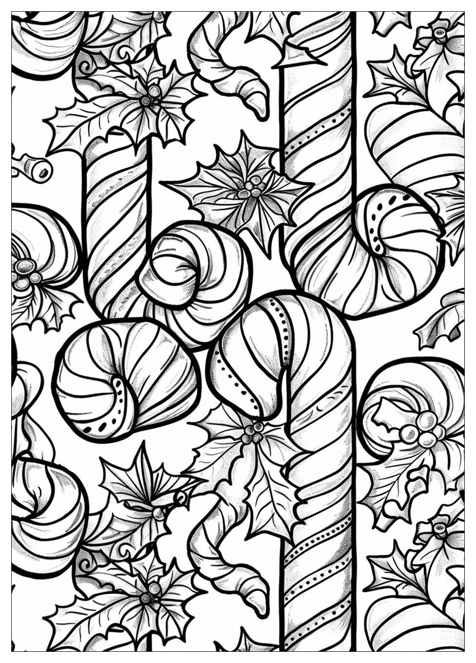 Candy Cane Coloring Pages-19