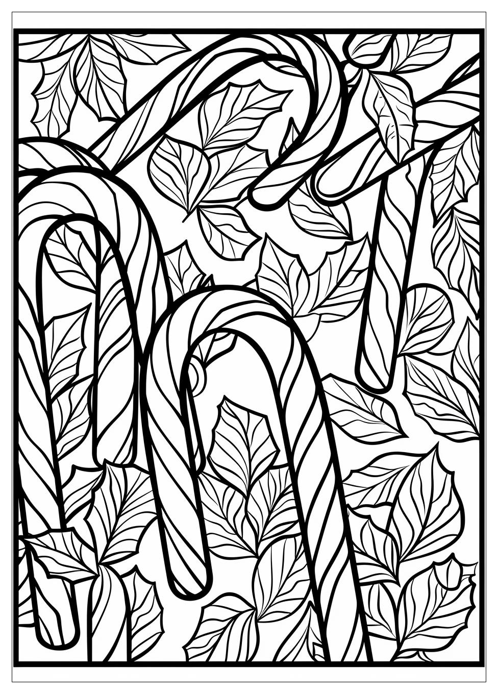 Candy Cane Coloring Pages-3