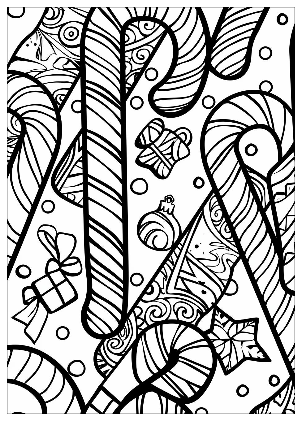 Candy Cane Coloring Pages-5