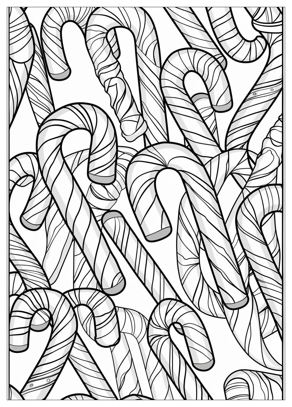 Candy Cane Coloring Pages-7