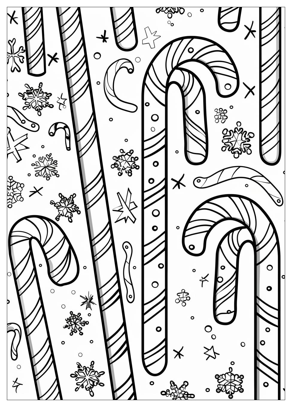 Candy Cane Coloring Pages-8