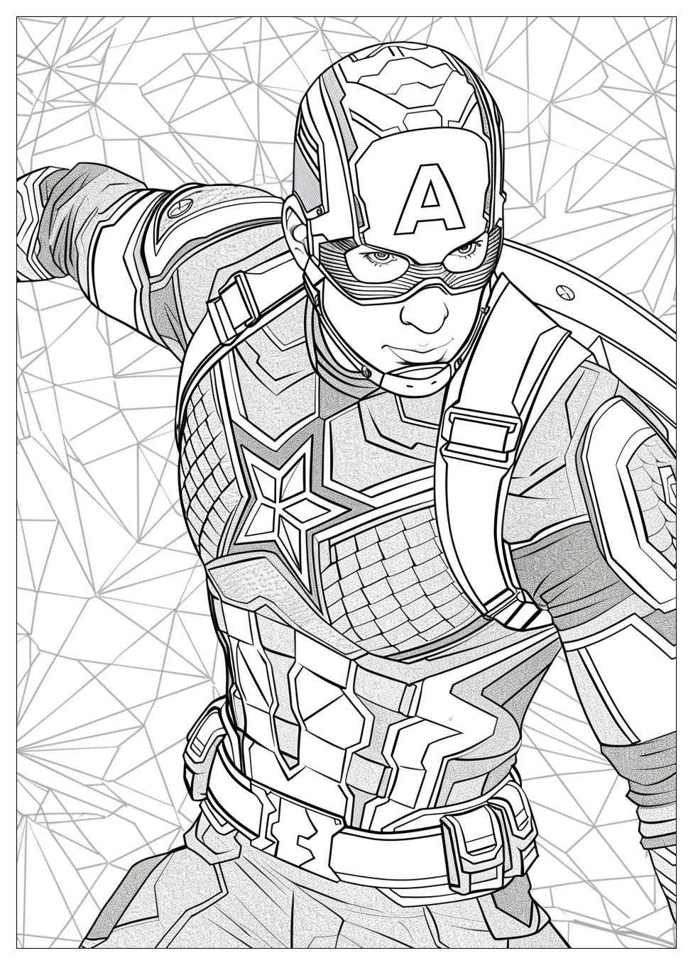 Captain America Coloring Pages-18