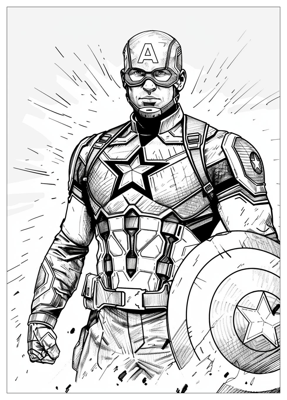 Captain America Coloring Pages-20