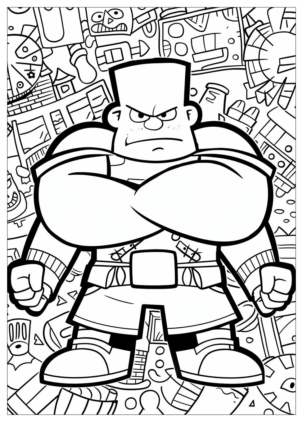 Captain Underpants Coloring Pages-1