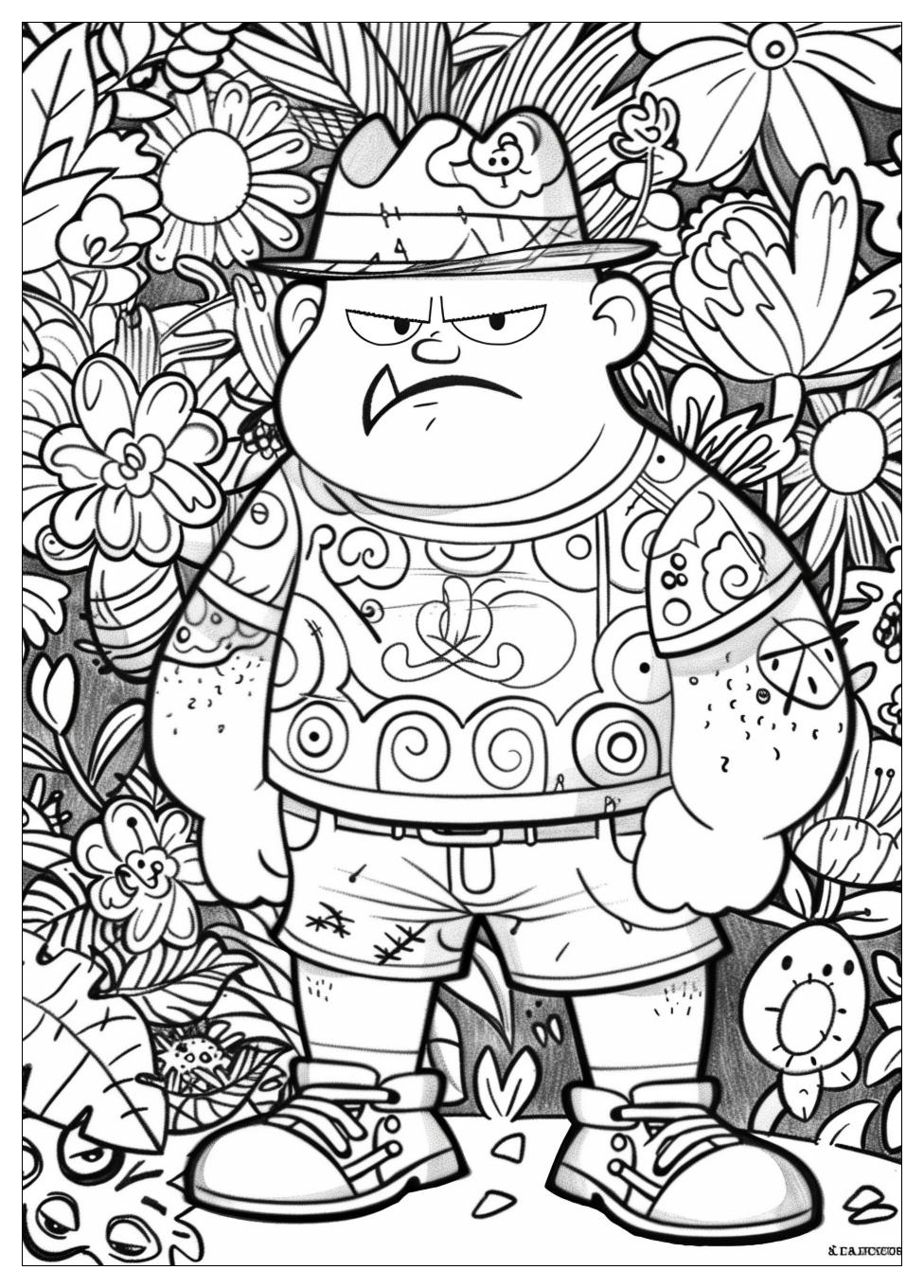 Captain Underpants Coloring Pages-14