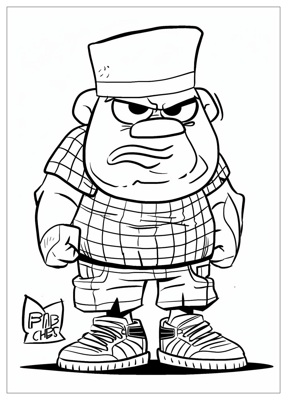 Captain Underpants Coloring Pages-16