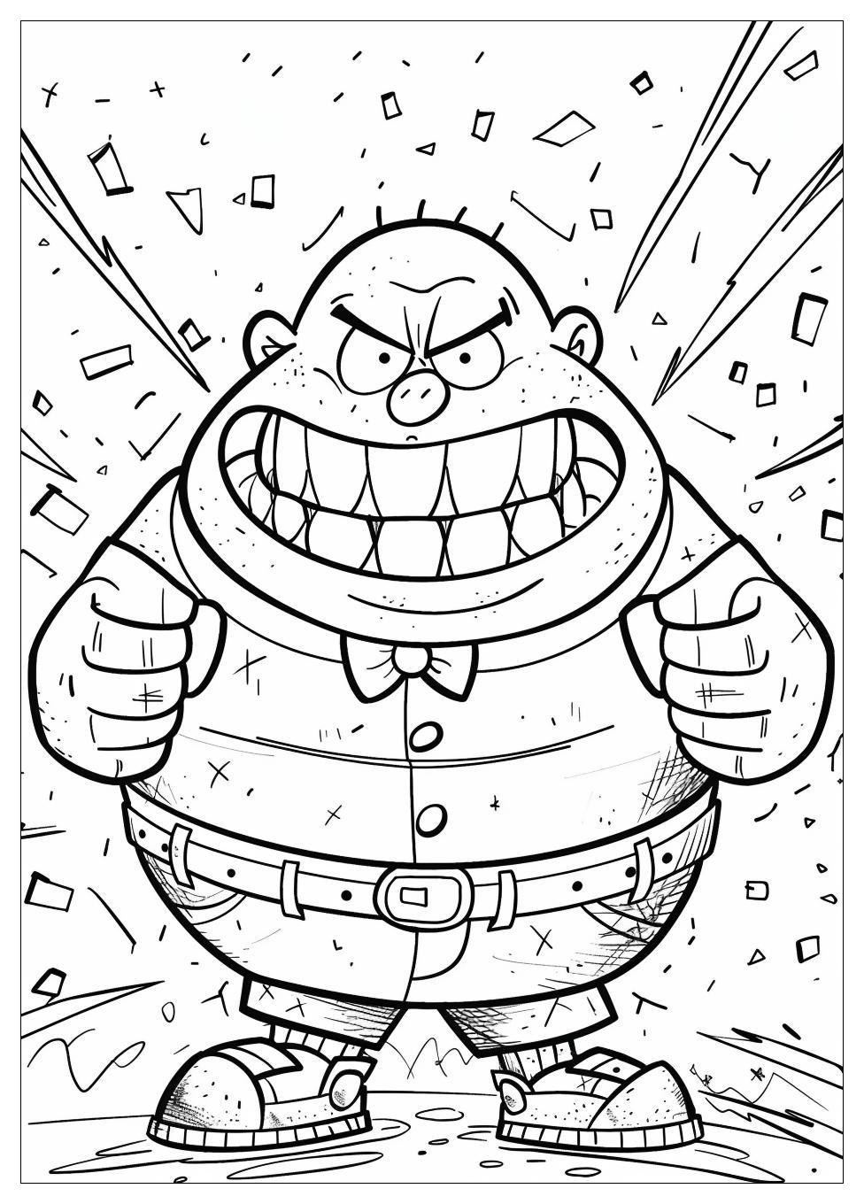 Captain Underpants Coloring Pages-3