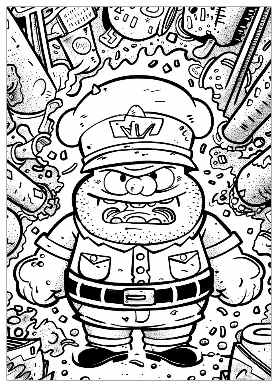 Captain Underpants Coloring Pages-7