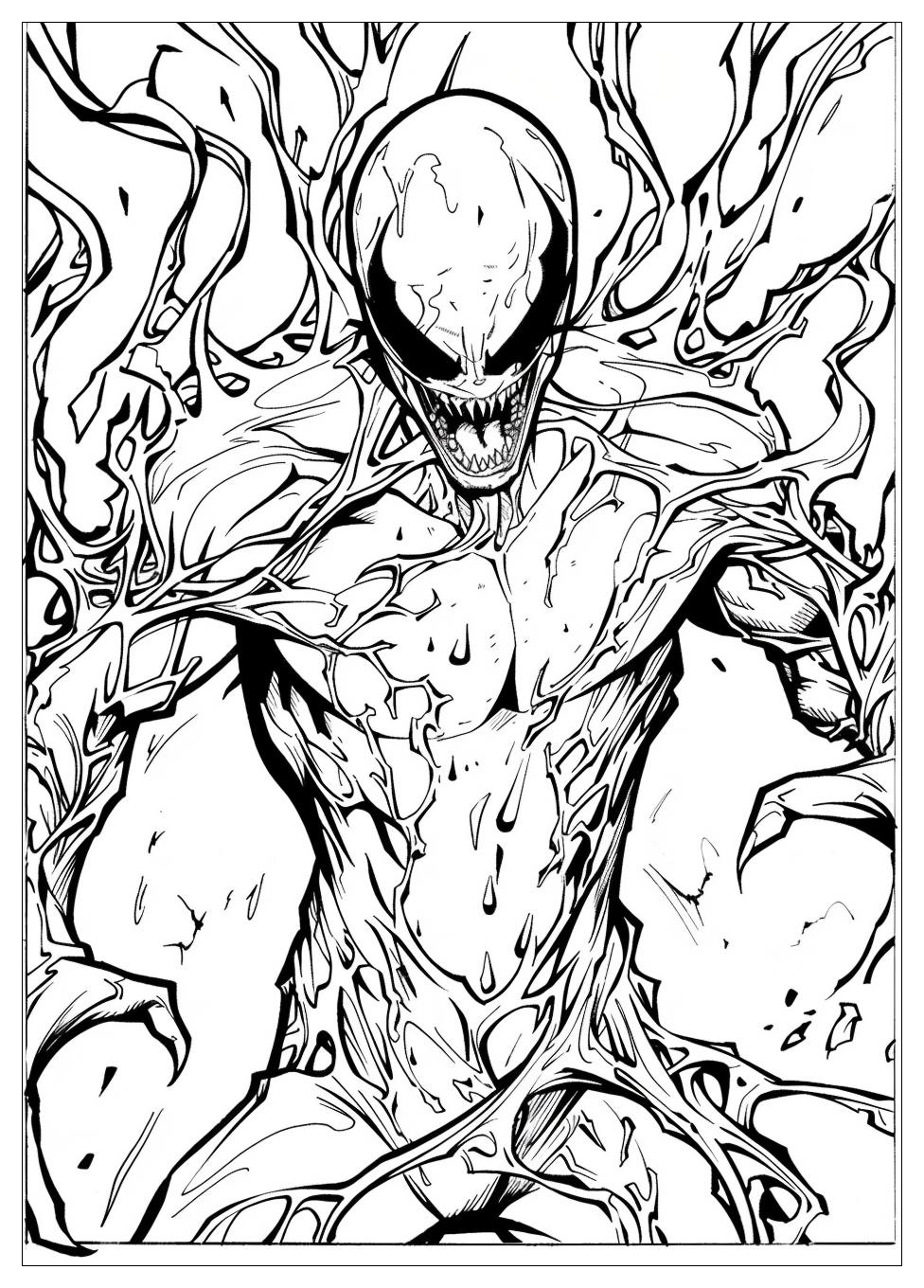 Carnage Coloring Pages-11