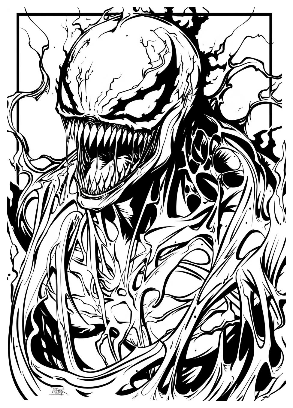 Carnage Coloring Pages-15