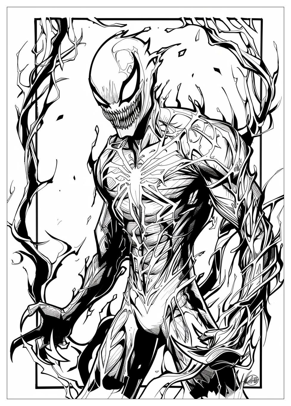 Carnage Coloring Pages-19