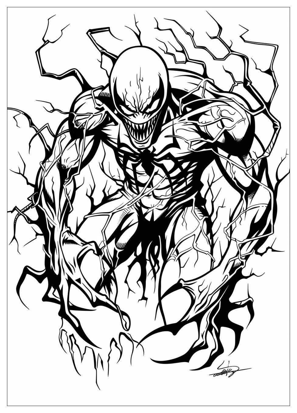 Carnage Coloring Pages-5