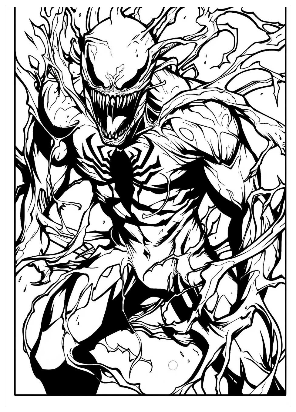 Carnage Coloring Pages-6