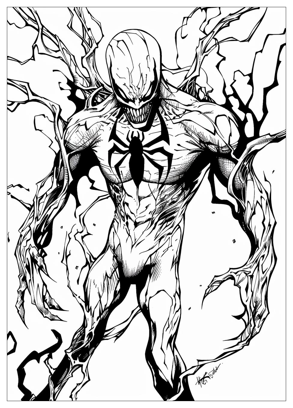 Carnage Coloring Pages-7