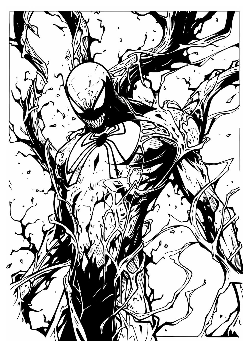 Carnage Coloring Pages-9