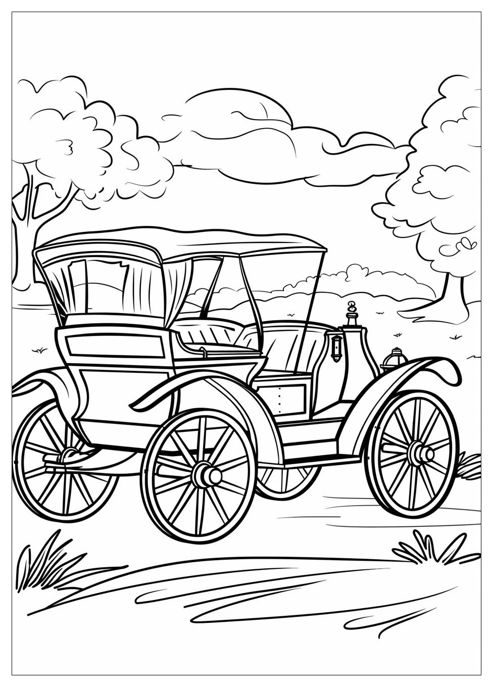 Carriage Coloring Pages-1