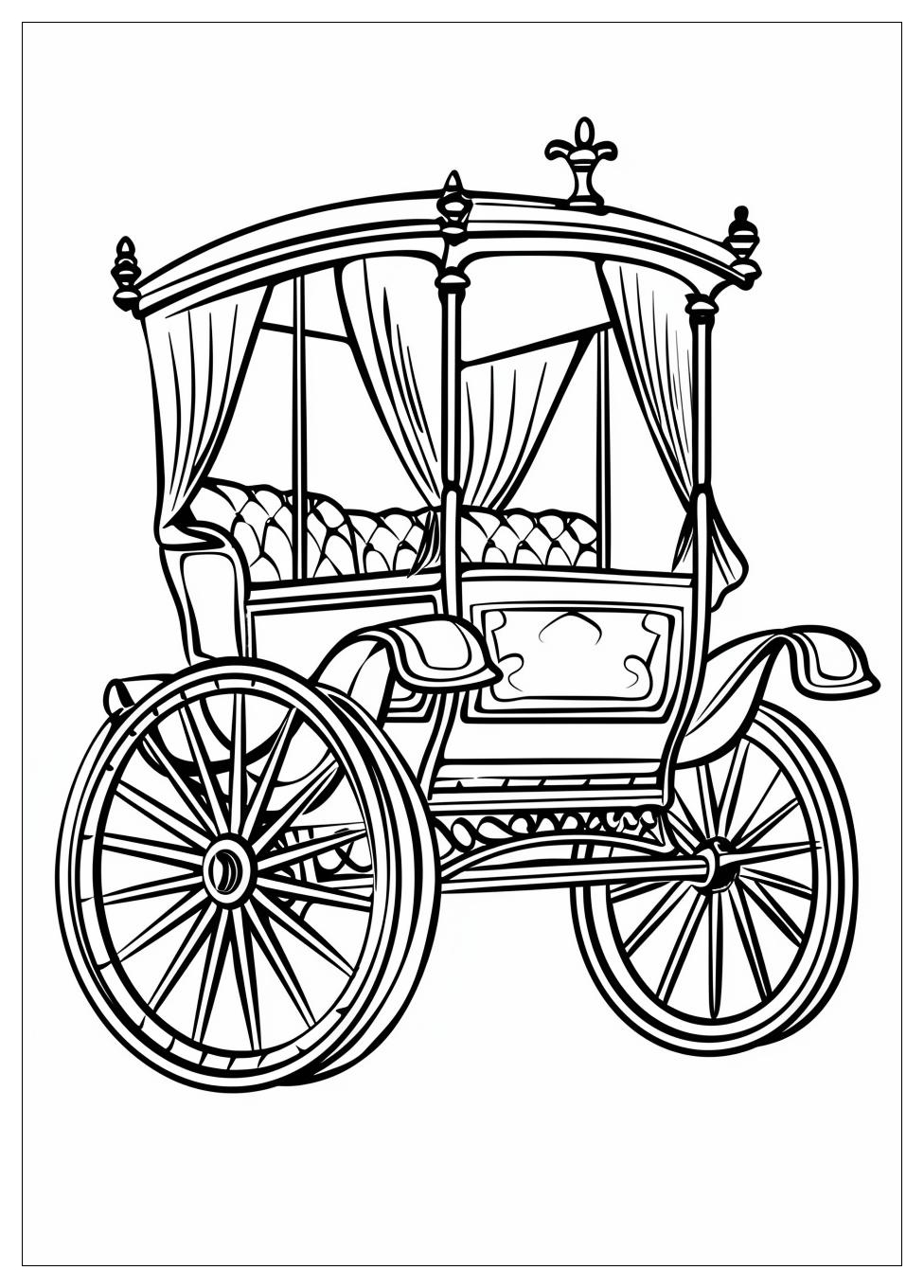 Carriage Coloring Pages-10