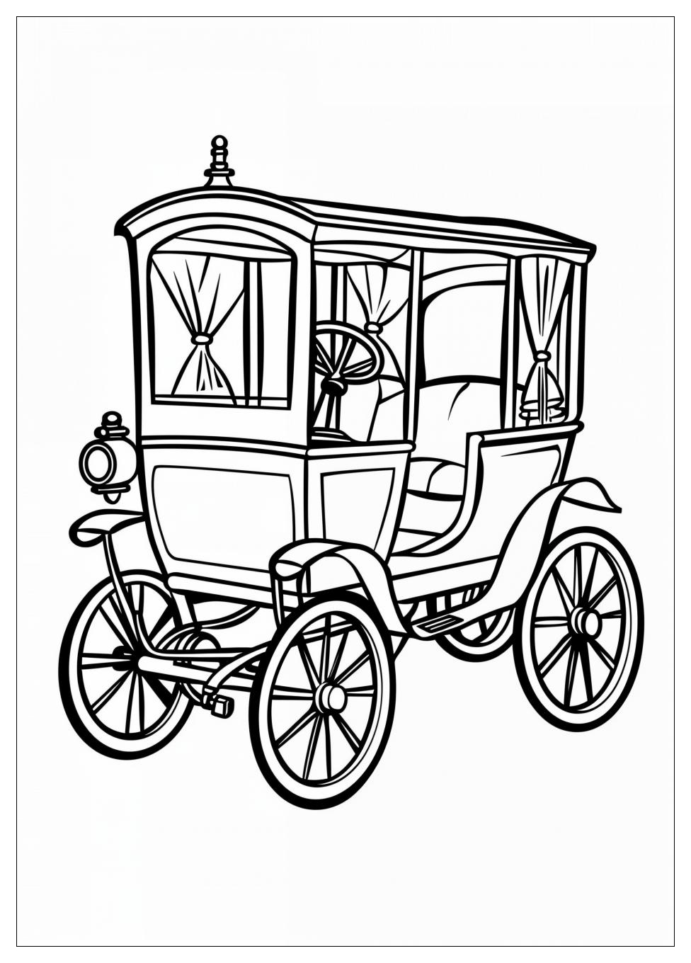 Carriage Coloring Pages-12