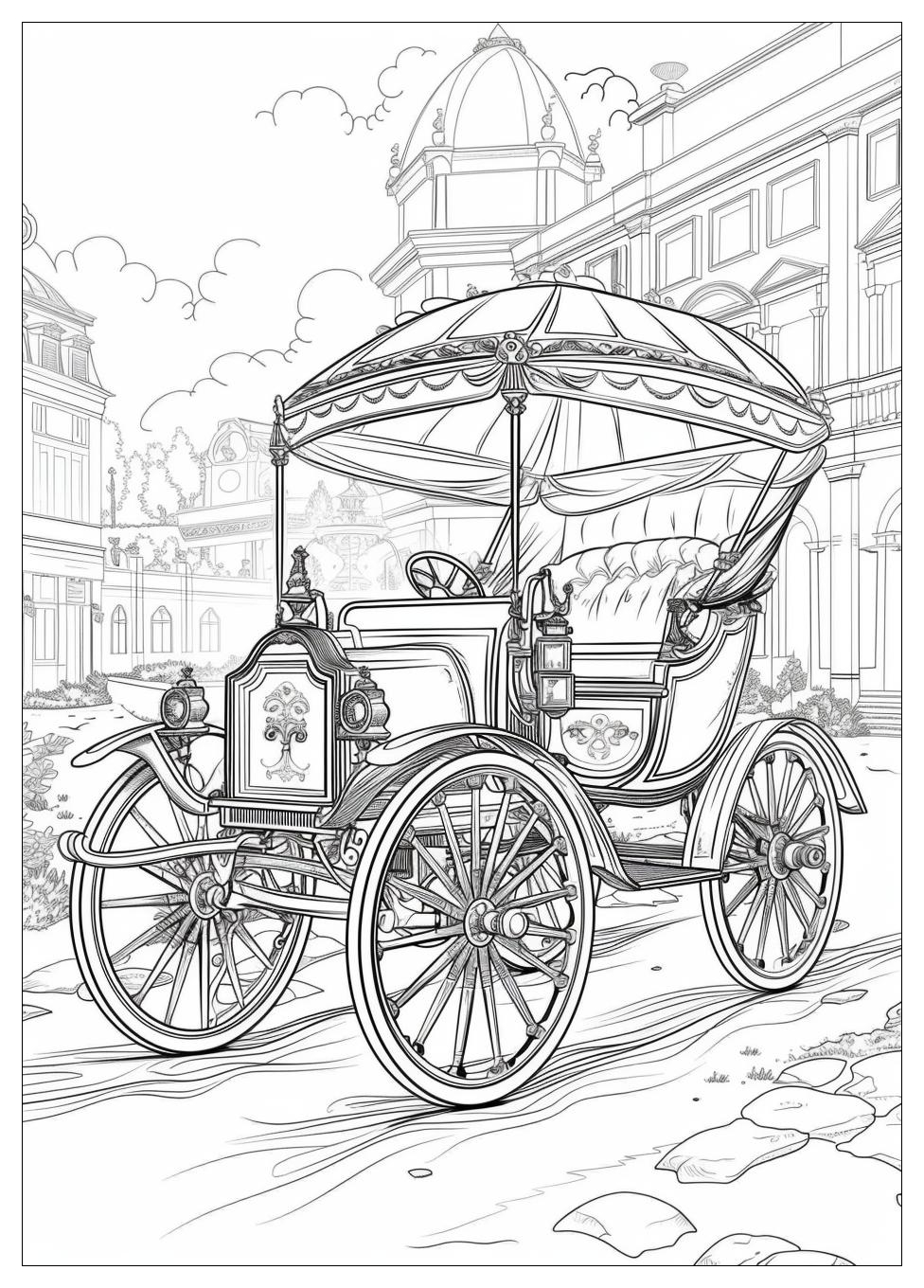 Carriage Coloring Pages-14