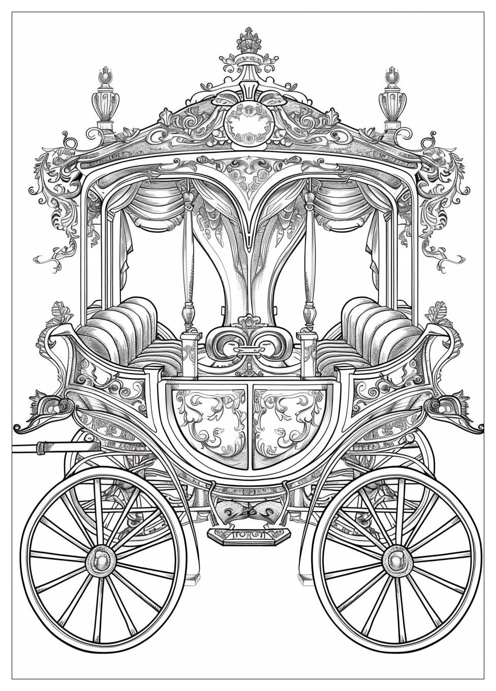 Carriage Coloring Pages-16