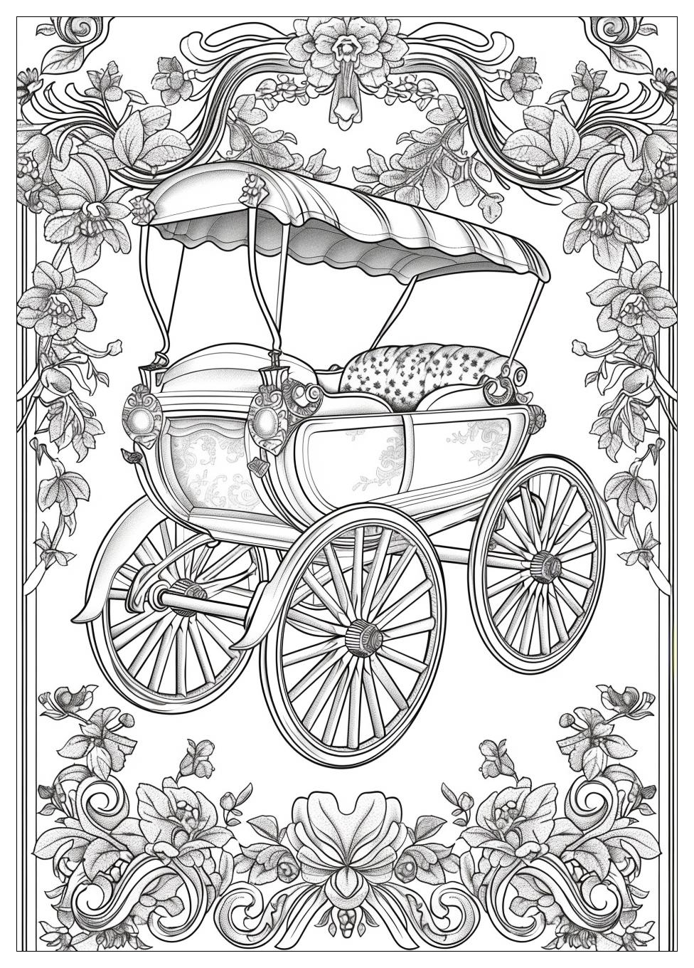 Carriage Coloring Pages-17