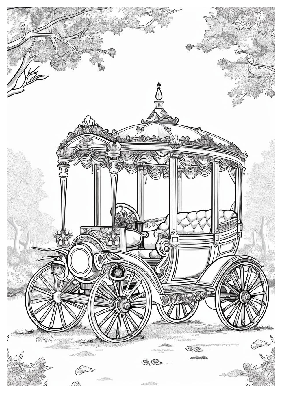 Carriage Coloring Pages-19