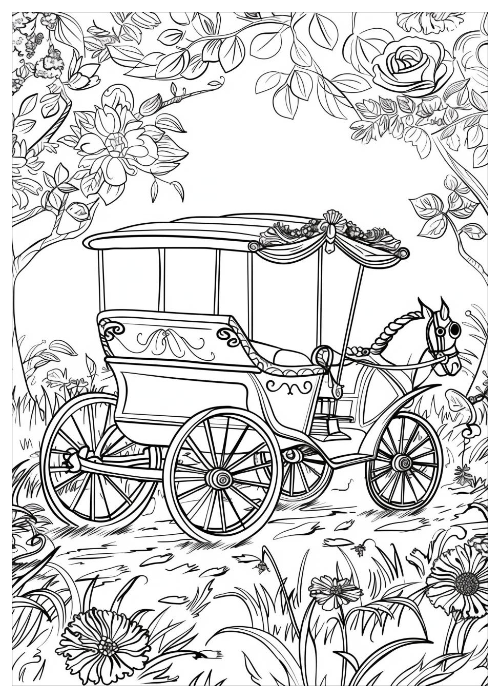 Carriage Coloring Pages-2