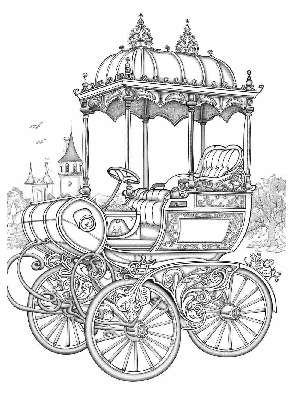 Carriage Coloring Pages-20