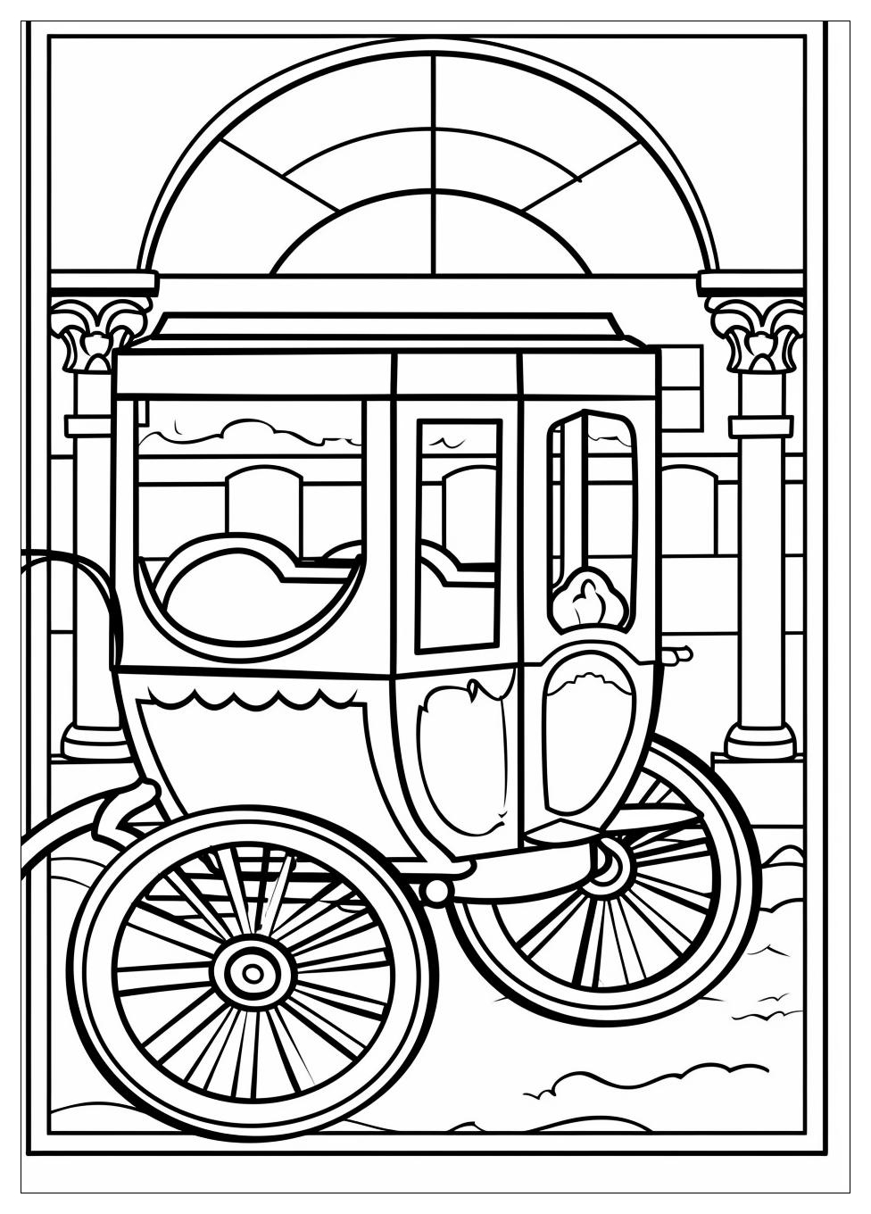 Carriage Coloring Pages-3