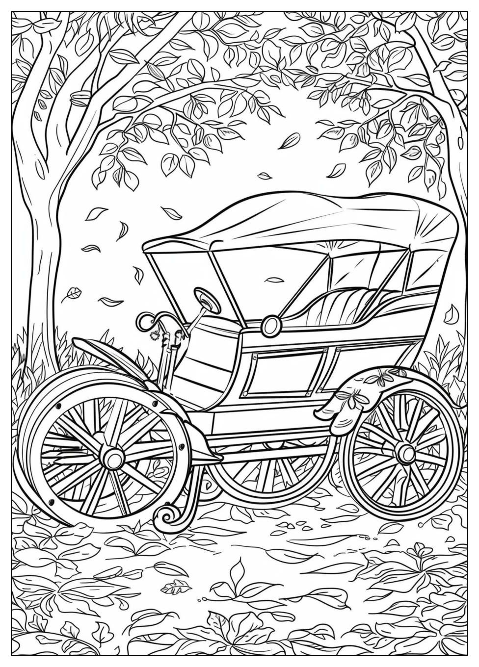 Carriage Coloring Pages-4