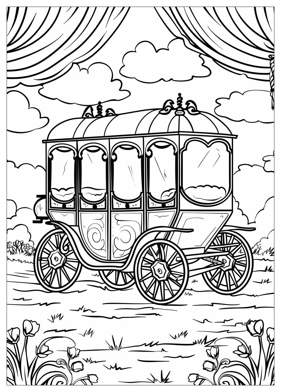 Carriage Coloring Pages-5