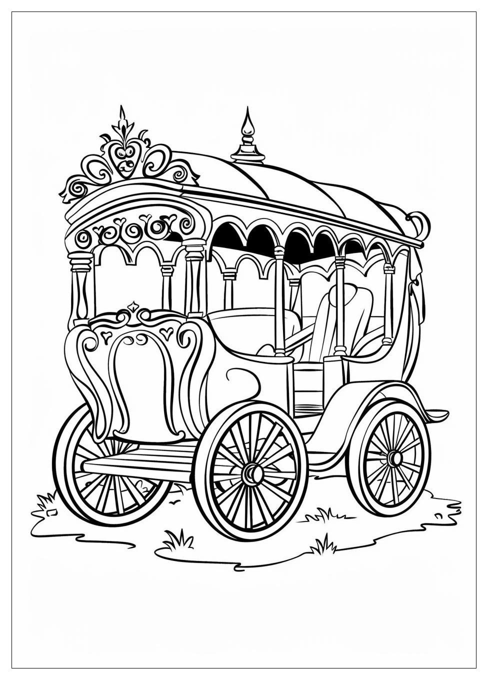 Carriage Coloring Pages-6