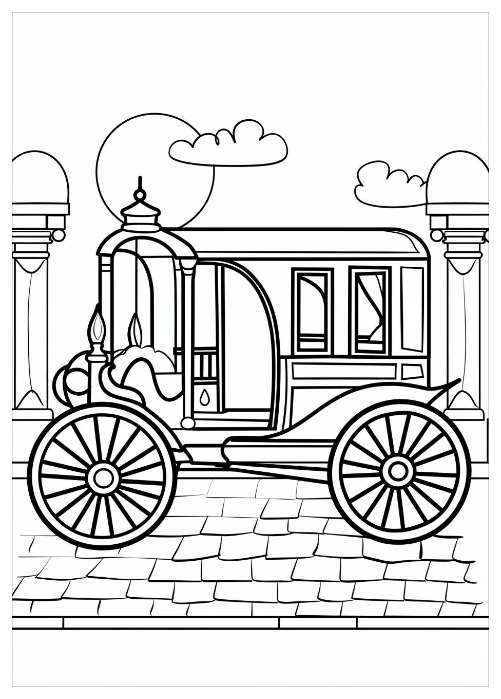 Carriage Coloring Pages-8