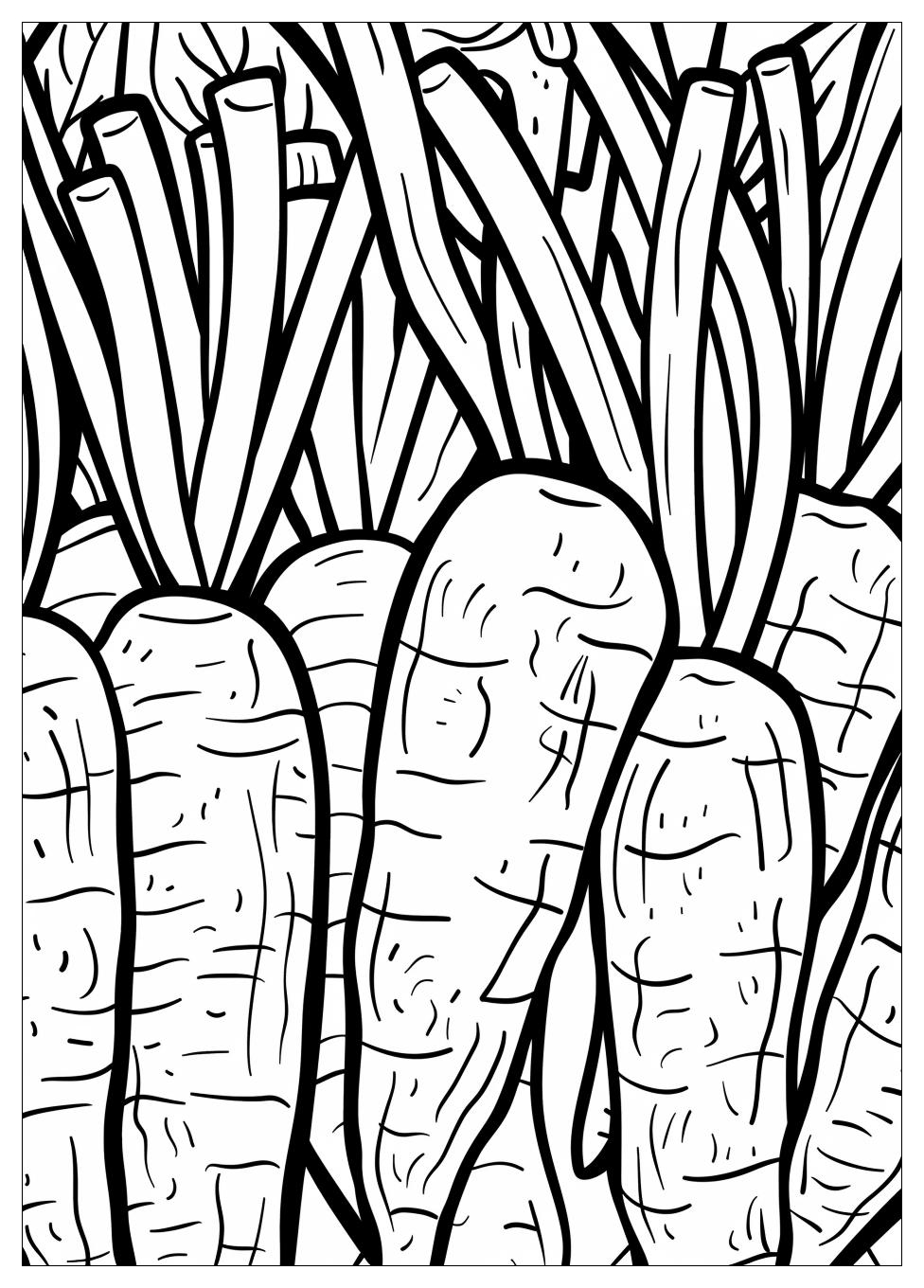 Carrot Coloring Pages-1