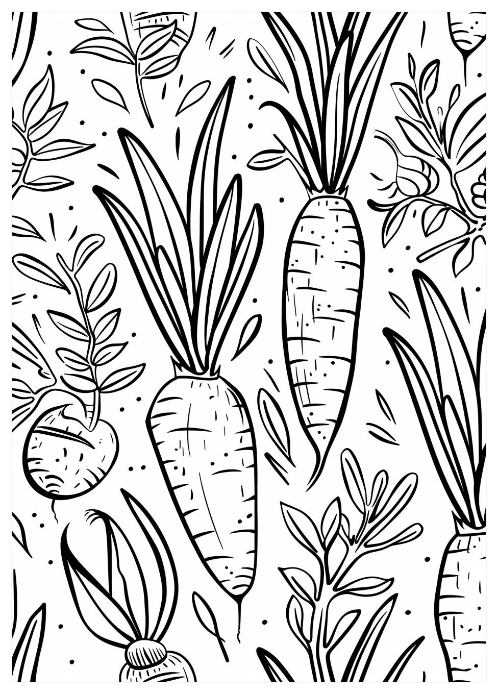 Carrot Coloring Pages-12