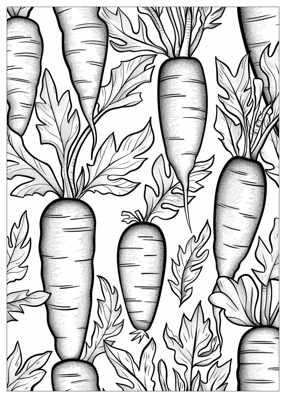 Carrot Coloring Pages-13