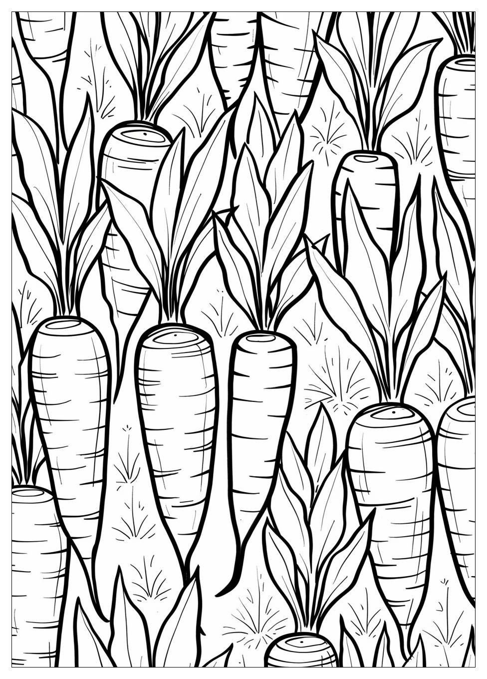 Carrot Coloring Pages-14