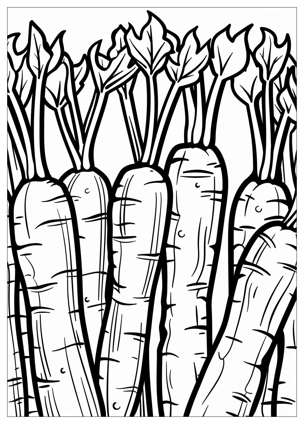 Carrot Coloring Pages-2