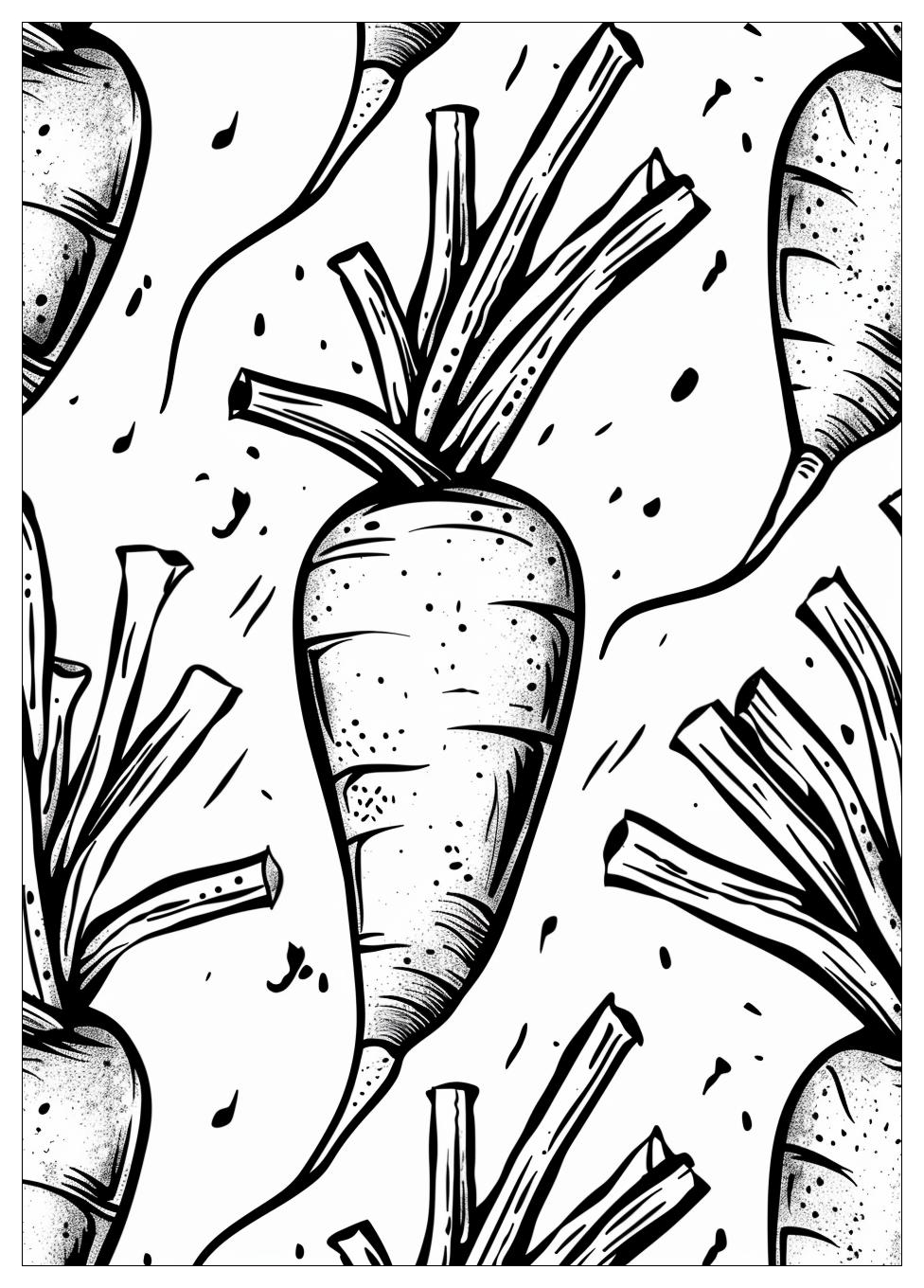 Carrot Coloring Pages-5