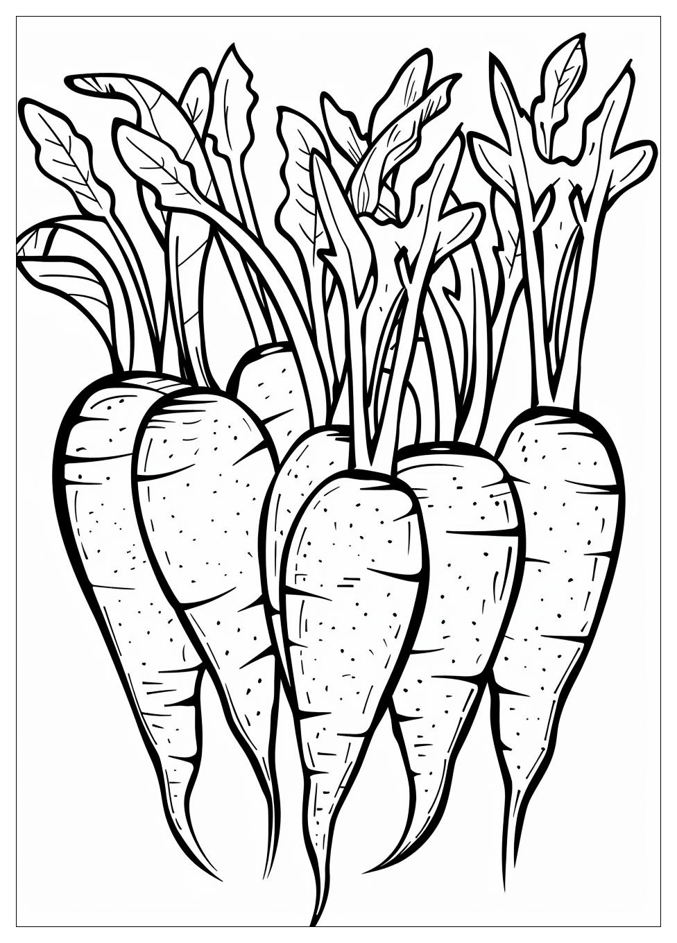 Carrot Coloring Pages-6