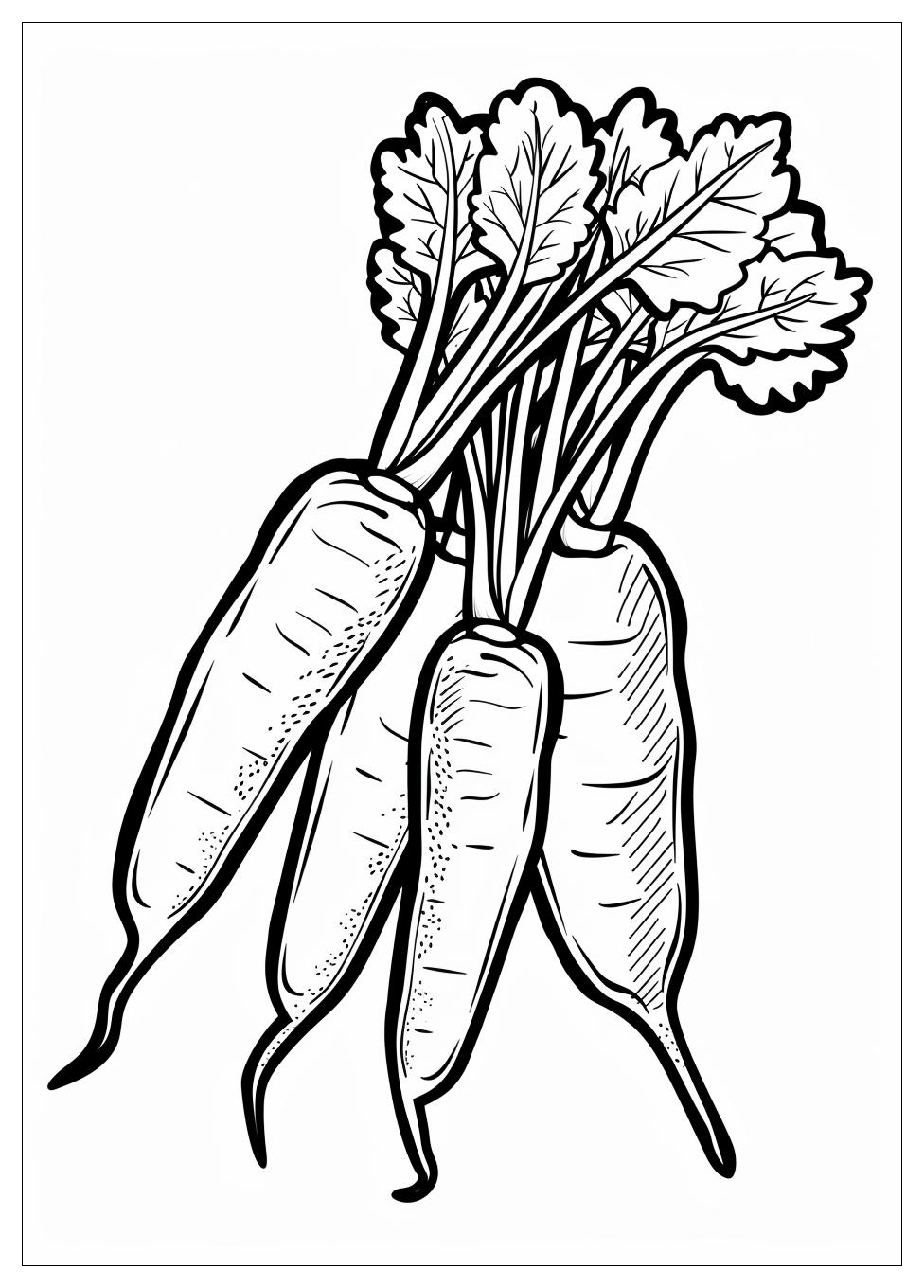 Carrot Coloring Pages-7